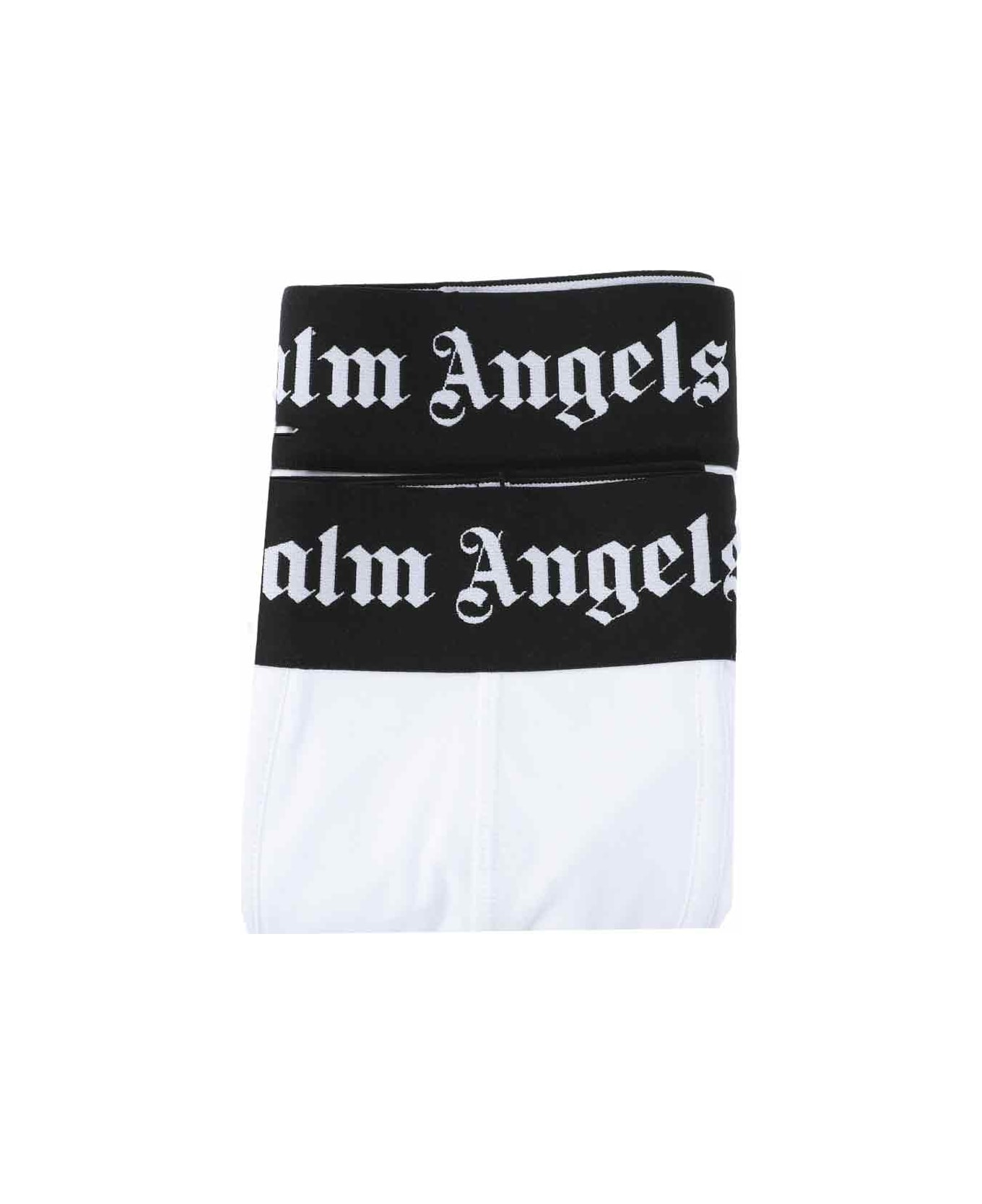 Palm Angels Classic Logo-waistband Boxers - White