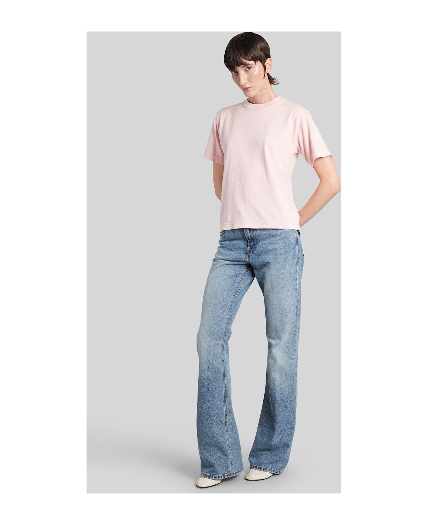 Haikure Flora Jeans In Blue Denim - blue