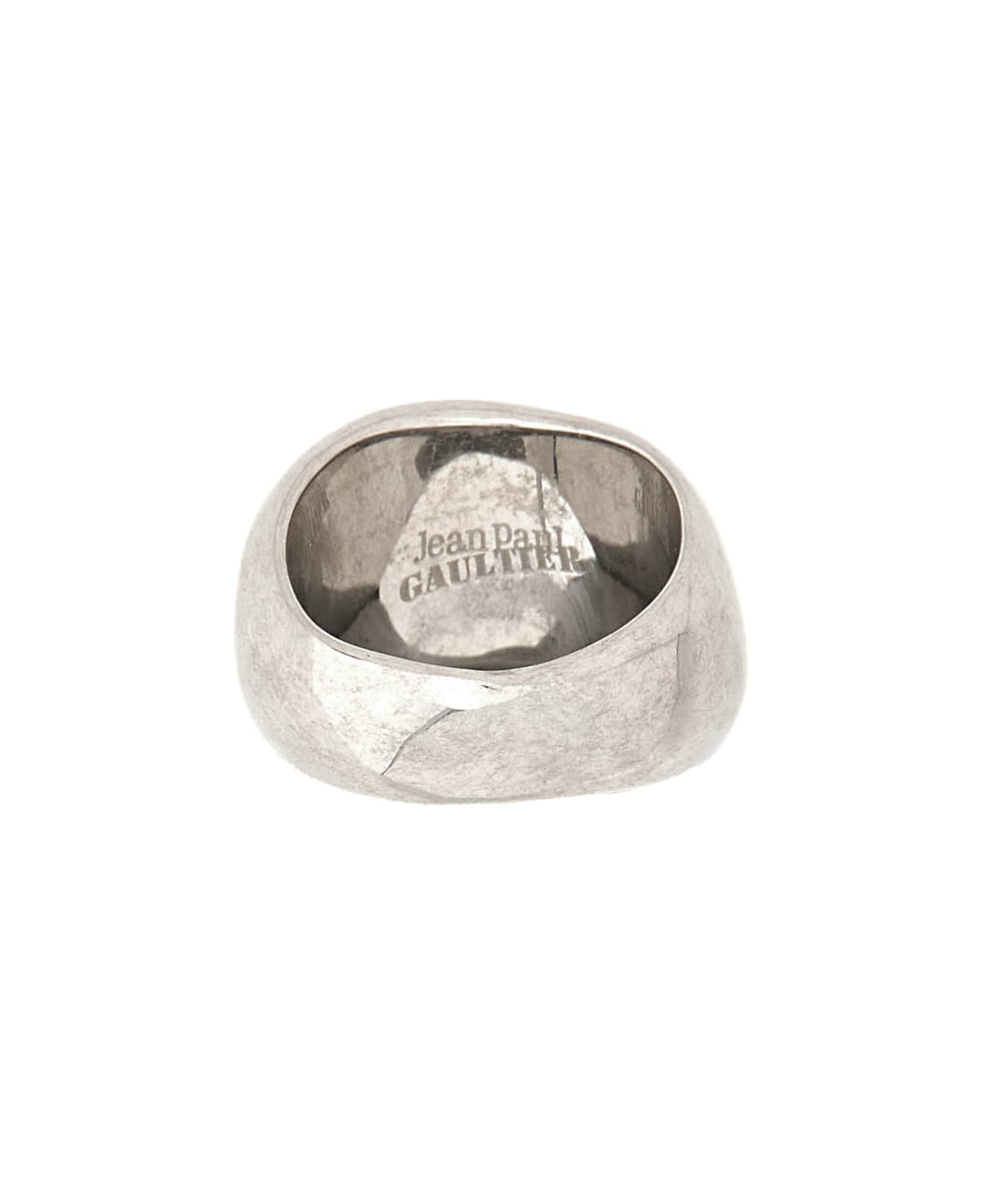 Jean Paul Gaultier Logo Ring - SILVER