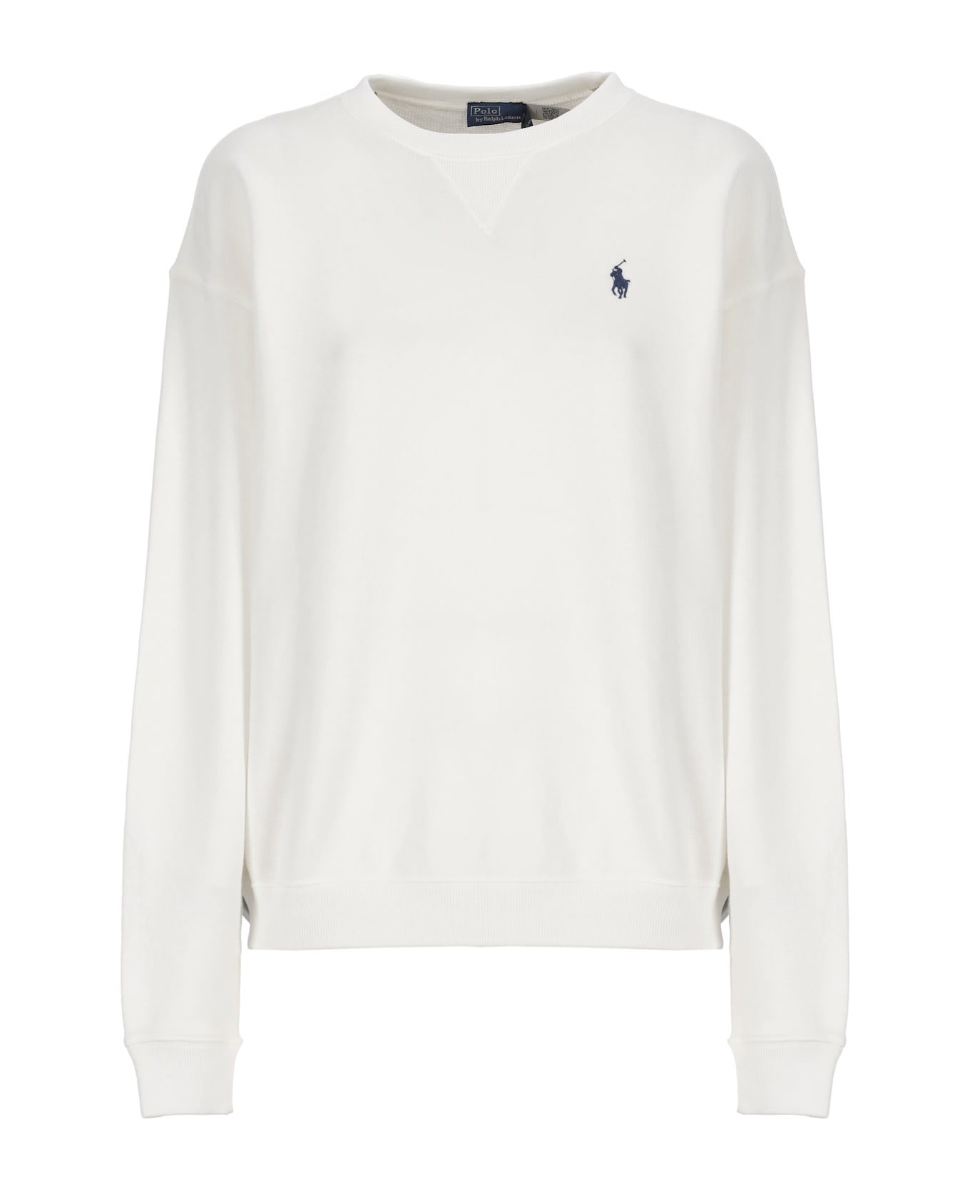 Ralph Lauren Pony Sweashirt - White