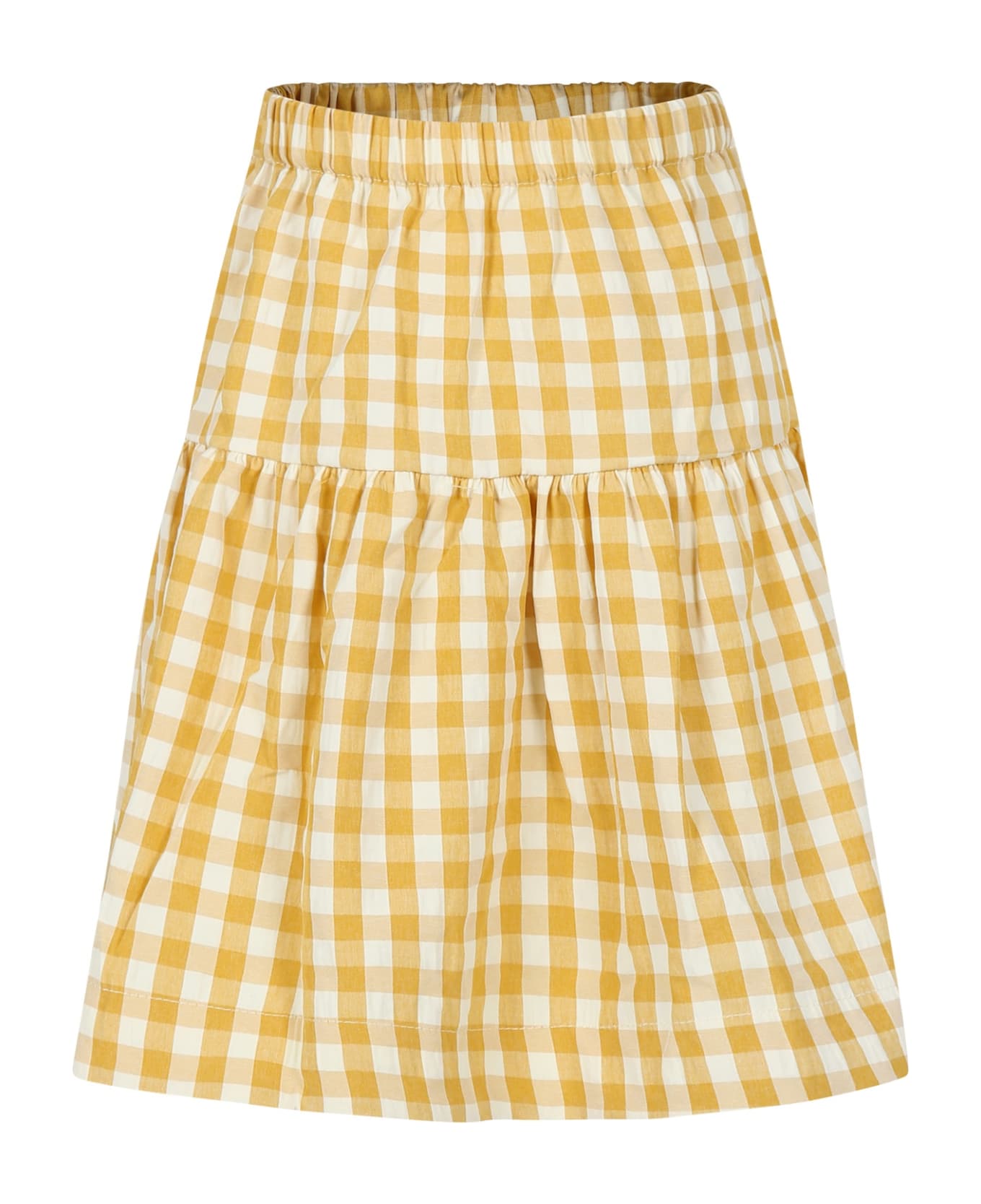 Molo Casual Yellow Skirt For Girl - Yellow