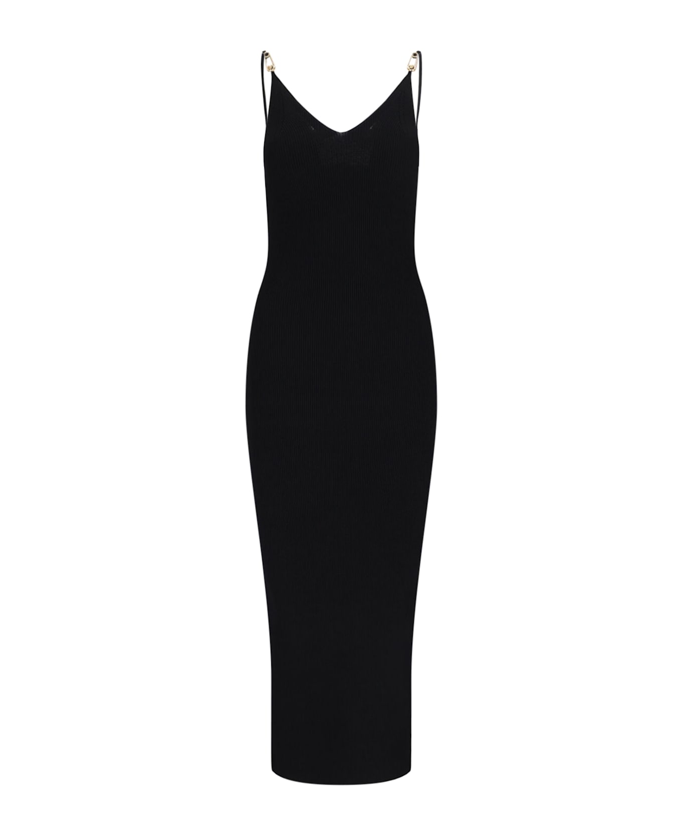 Versace 
safety Pin
 Midi Dress - Black  