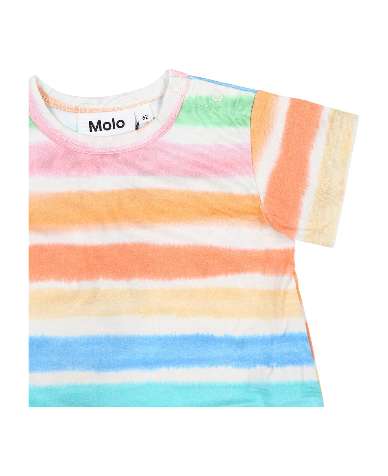 Molo Multicolor Romper For Baby Kids - Multicolor ボディスーツ＆セットアップ