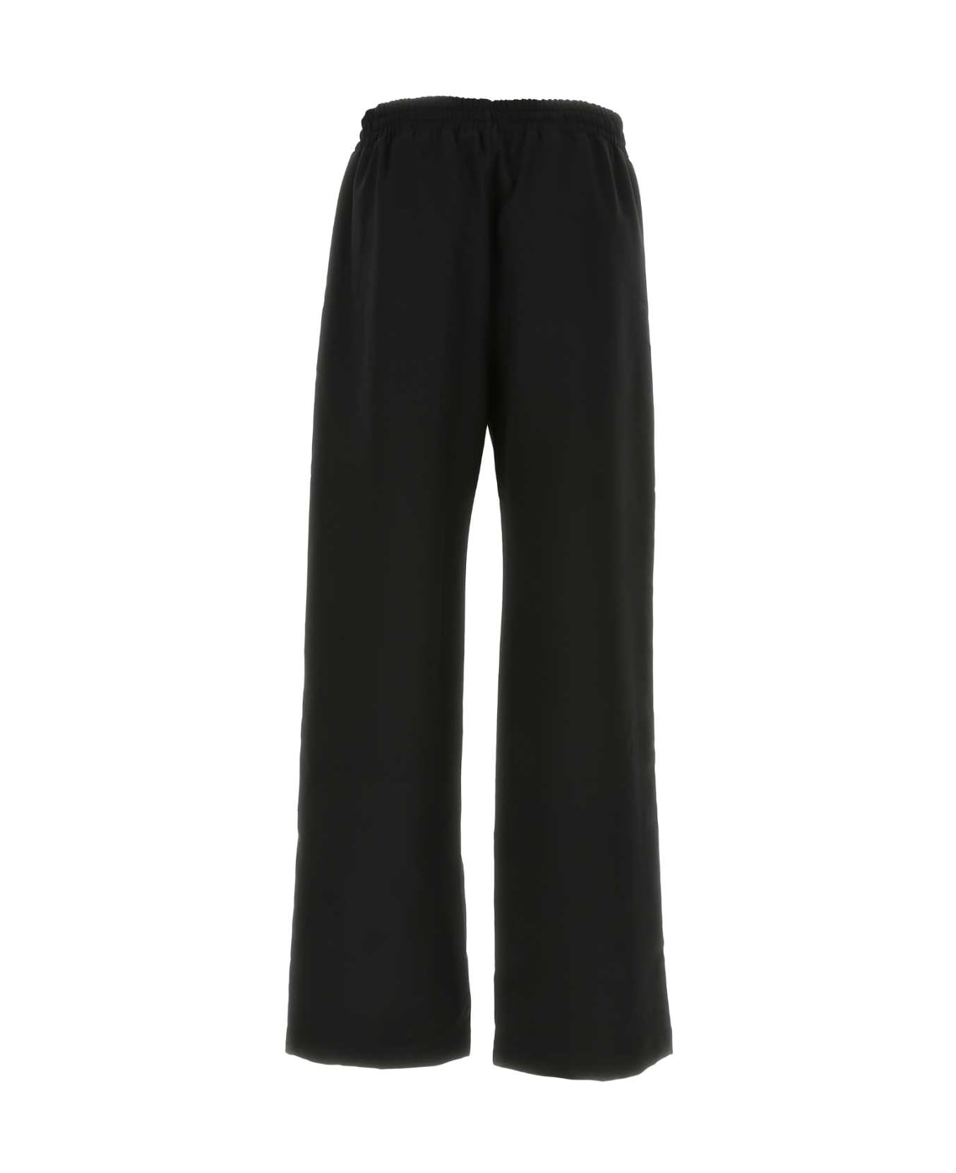 Off-White Black Wool Blend Joggers - 1010 ボトムス