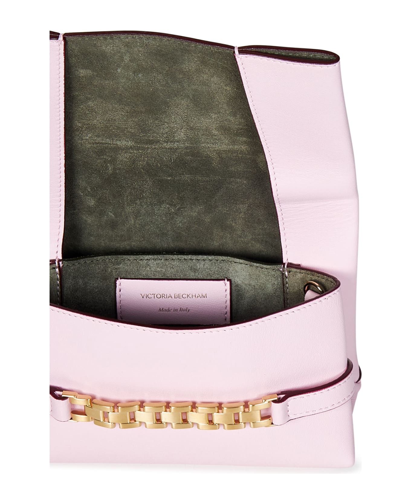 Victoria Beckham Mini Chain Pouch With Long Strap Clutch - Pink