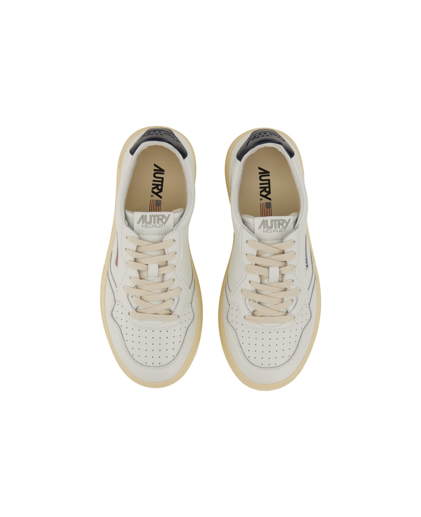 Autry Medalist Low Sneaker - WHITE