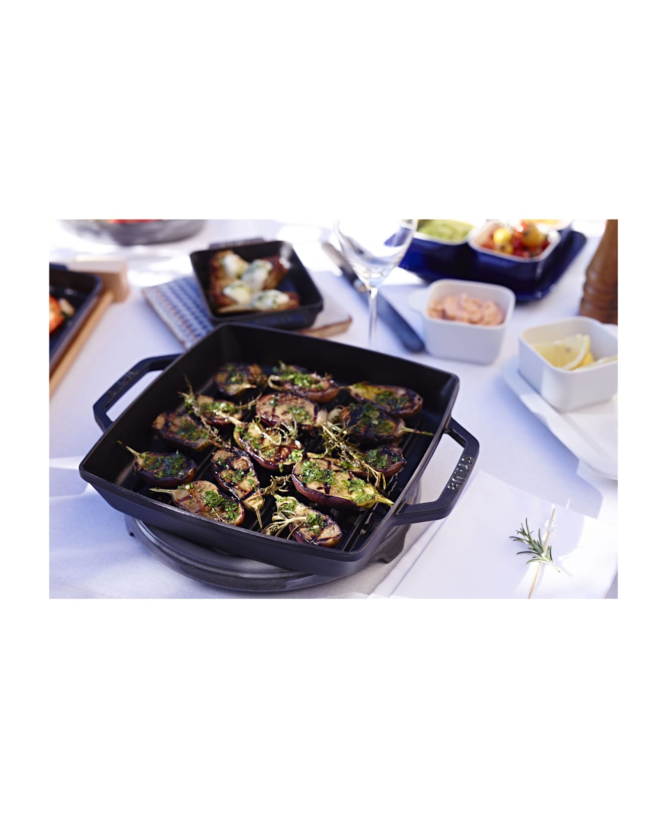 Staub Griglia Quadrata 28 Cm - Nero