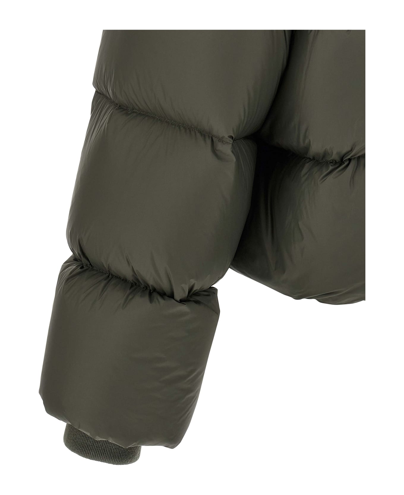 Rick Owens 'turtle' Down Jacket - Gray