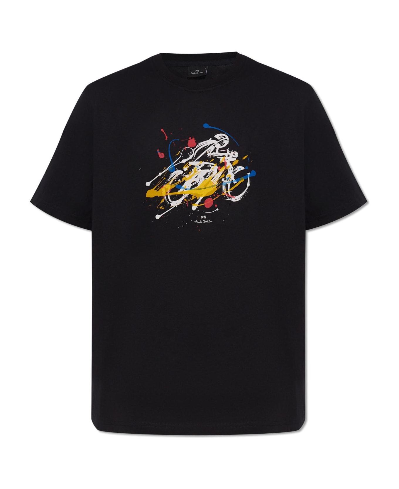 PS by Paul Smith Ps Paul Smith Printed T-shirt - BLACK シャツ