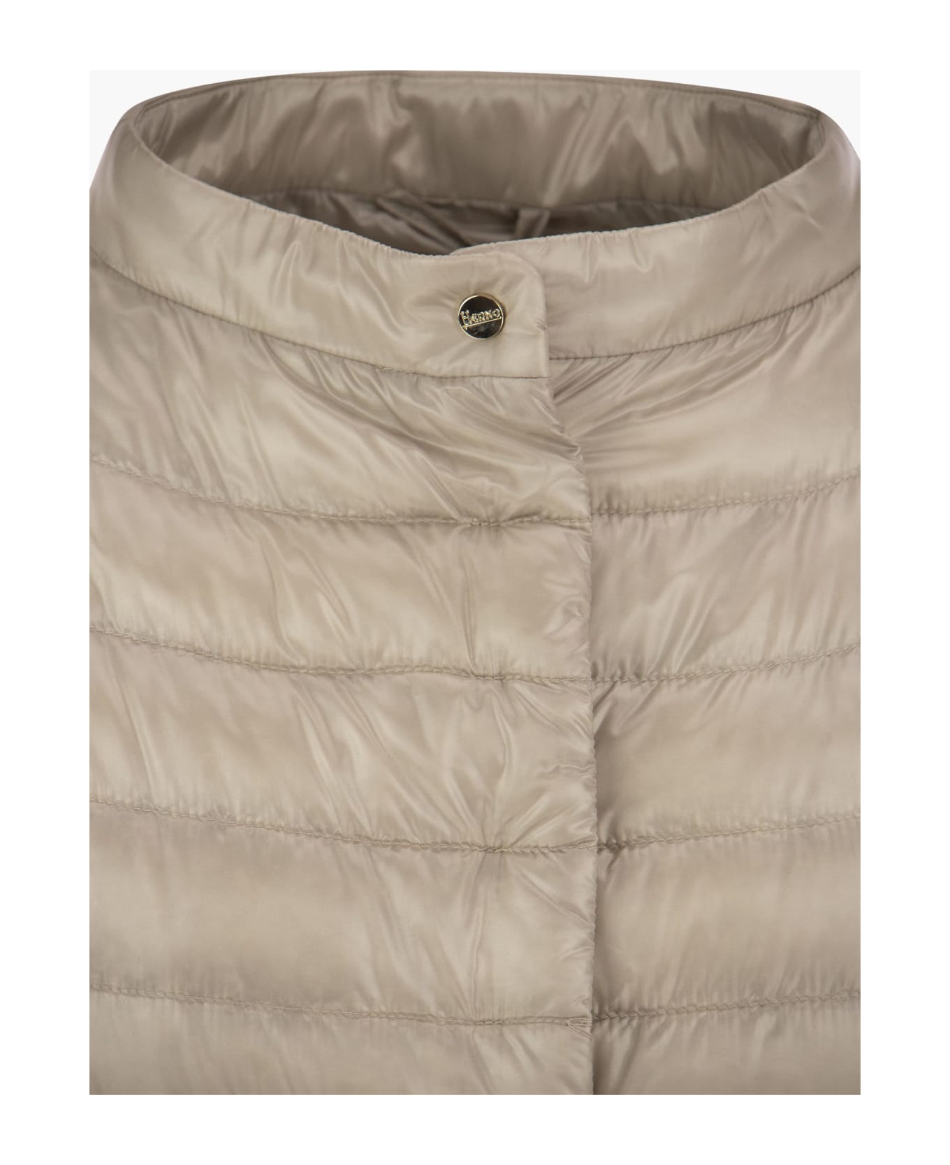 Herno Quilted Puffer Jacket - Light Beige