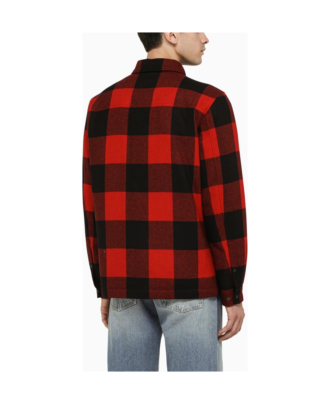 Woolrich Alaskan Check Shirt Jacket Woolrich - Red シャツ