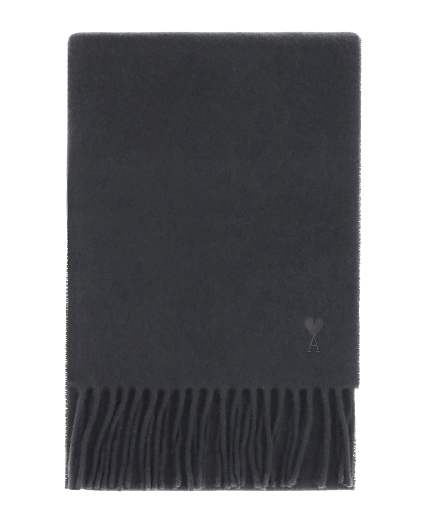 Ami Alexandre Mattiussi Echarpe Ami De Coeur Noir