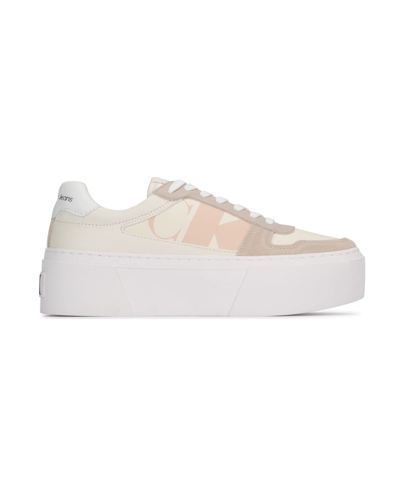 Calvin Klein Sneakers - CREAMYWHITEEGGSHELLBRIGHTWHITE
