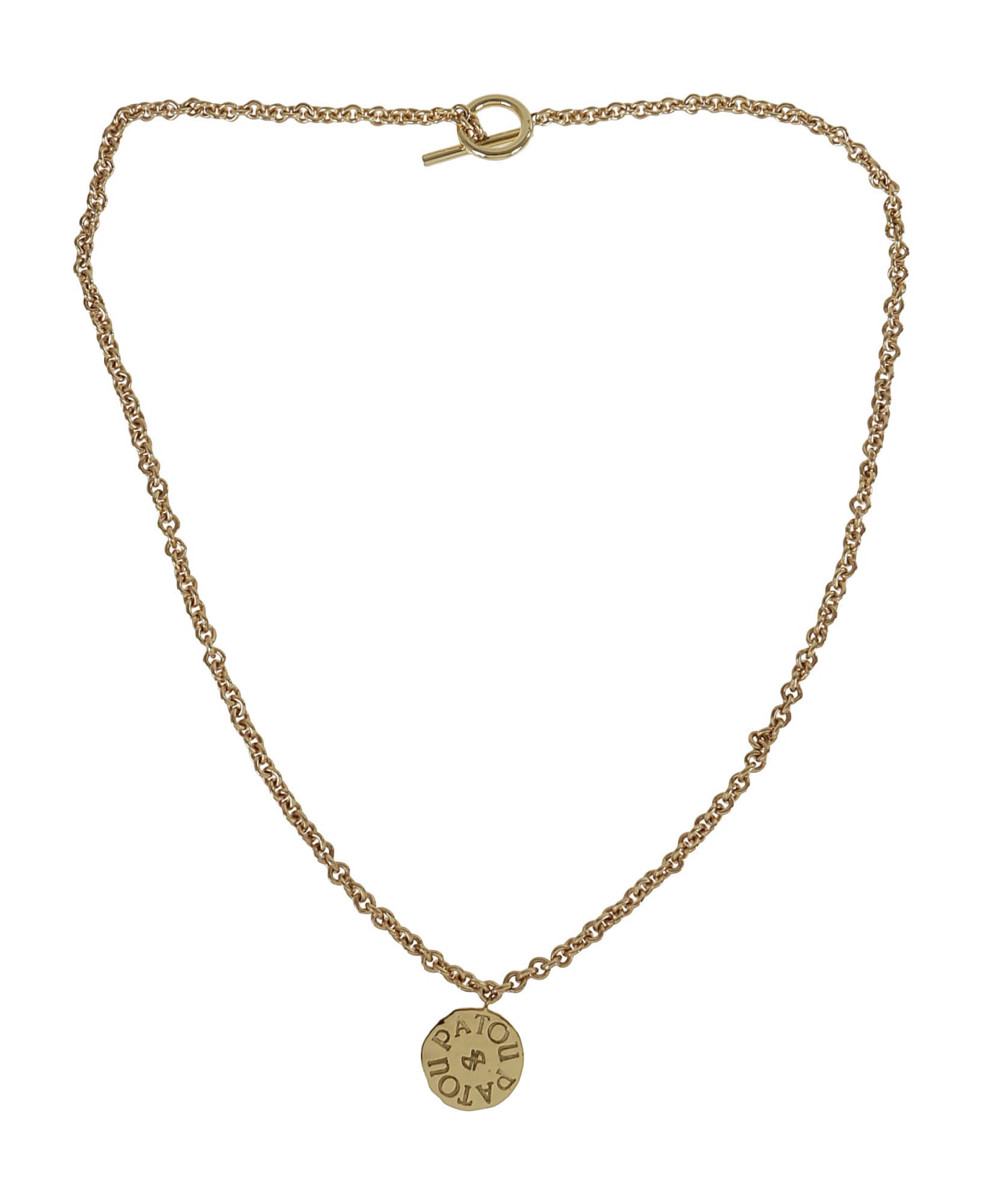 Patou Antique Coin Charm Necklace - G Gold