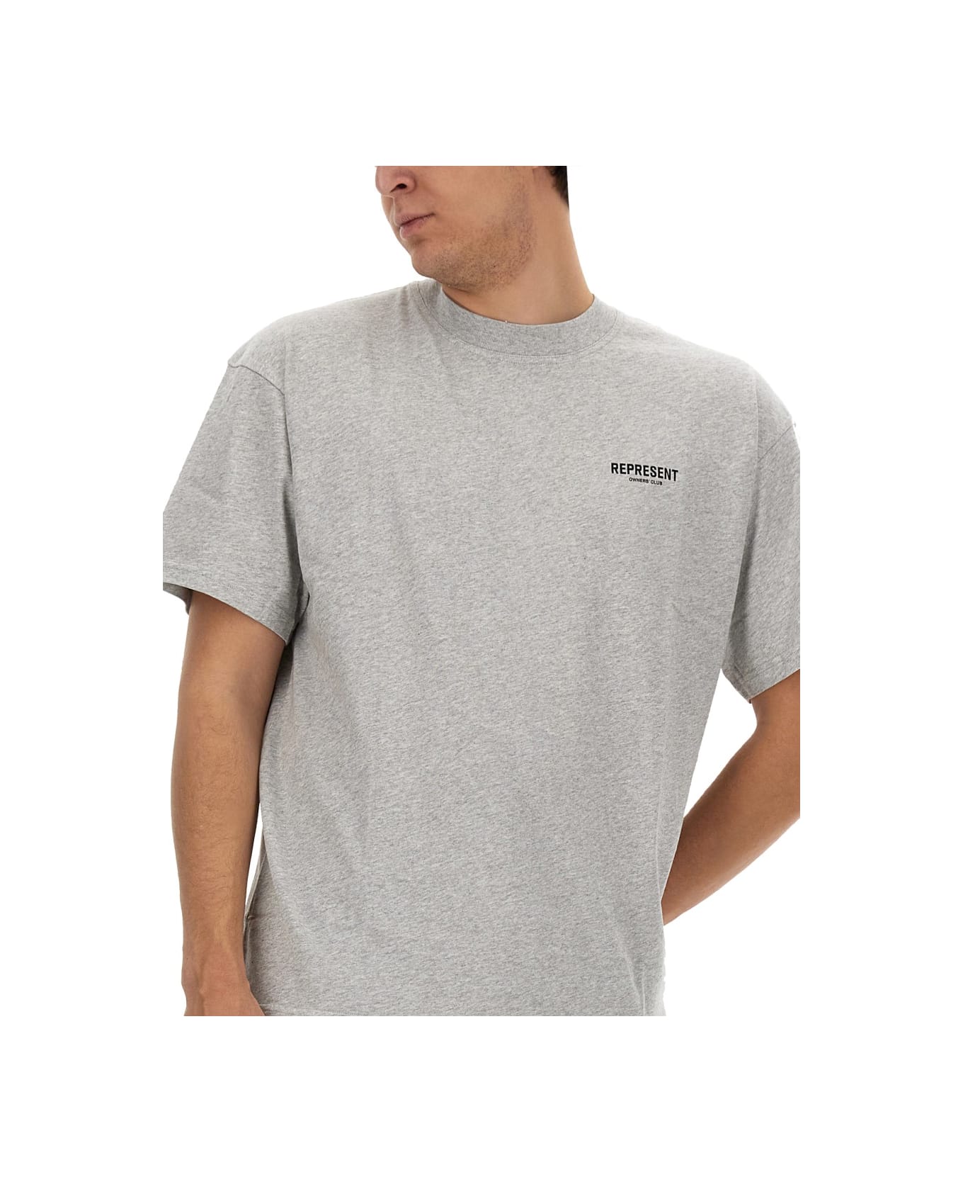 REPRESENT T-shirt With Logo - GREY