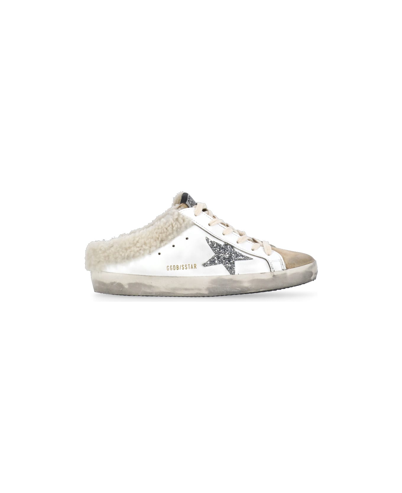 Golden Goose Super Star Sabot - White