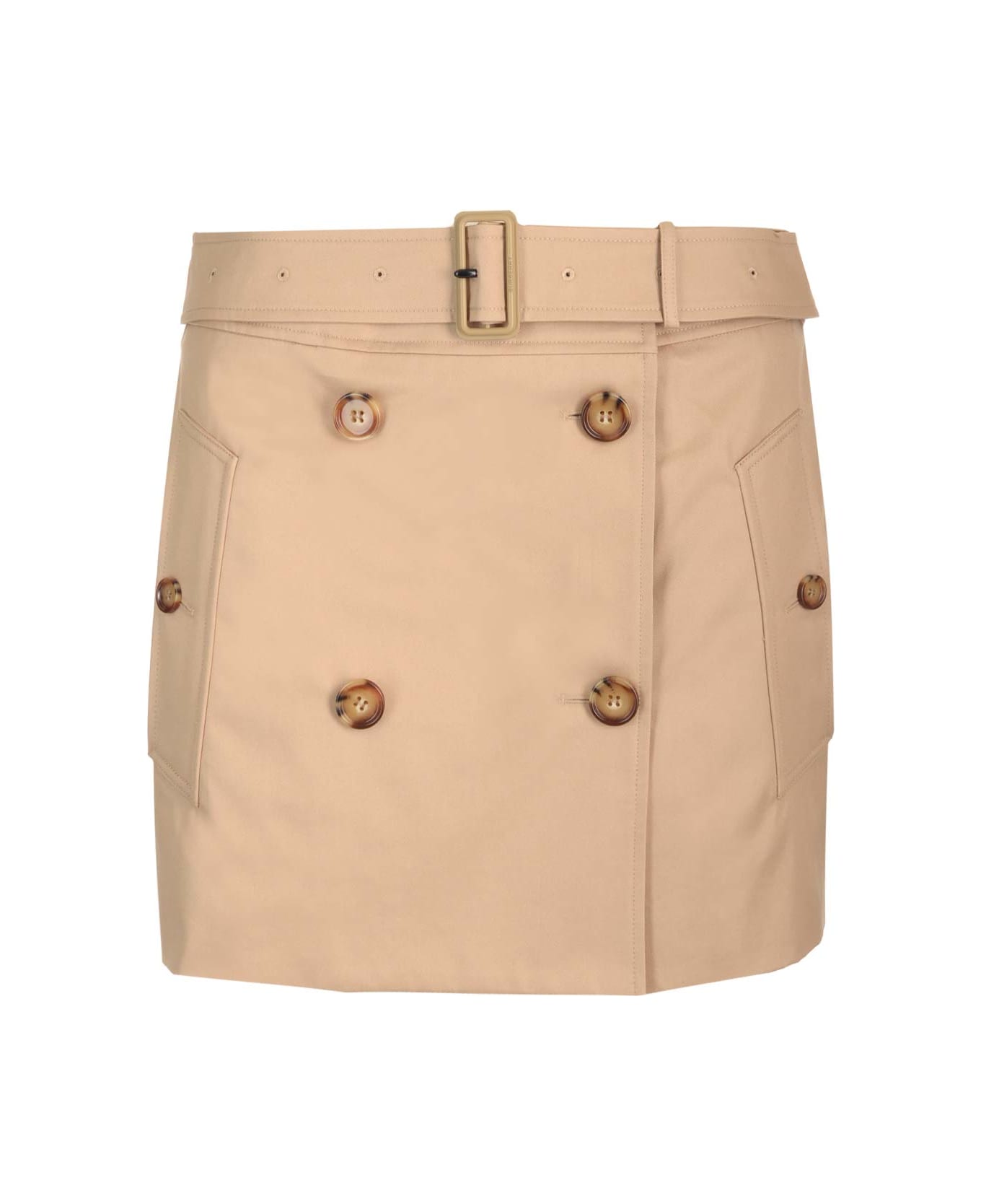Burberry Trench-style Mini Skirt - Beige