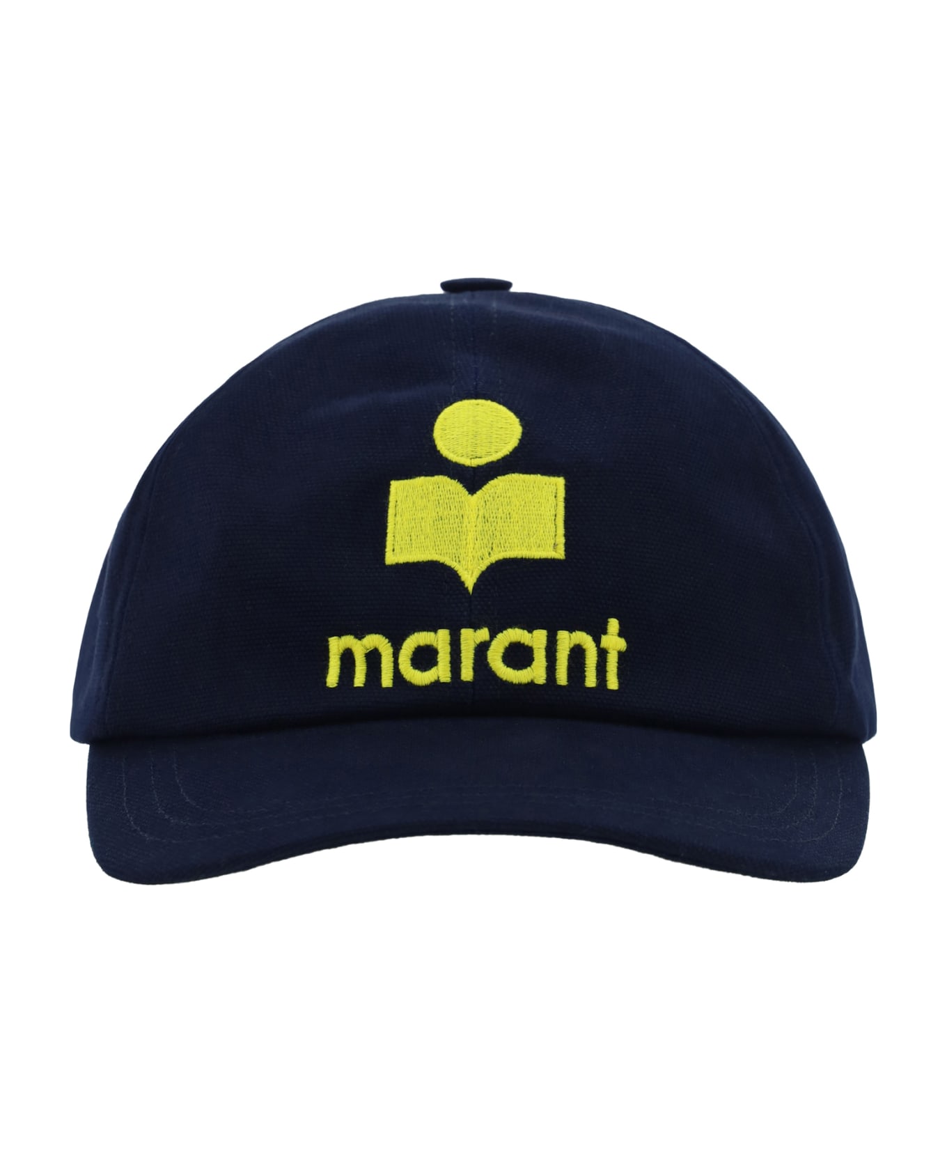 Marant Étoile Tyron Baseball Hat - Midnight/yellow