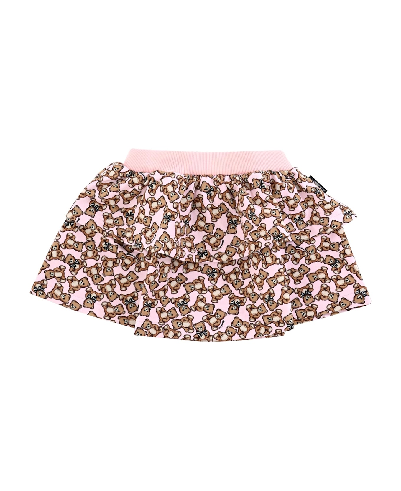 Moschino Pink Skirt For Baby Girl With Teddy Bear - Pink