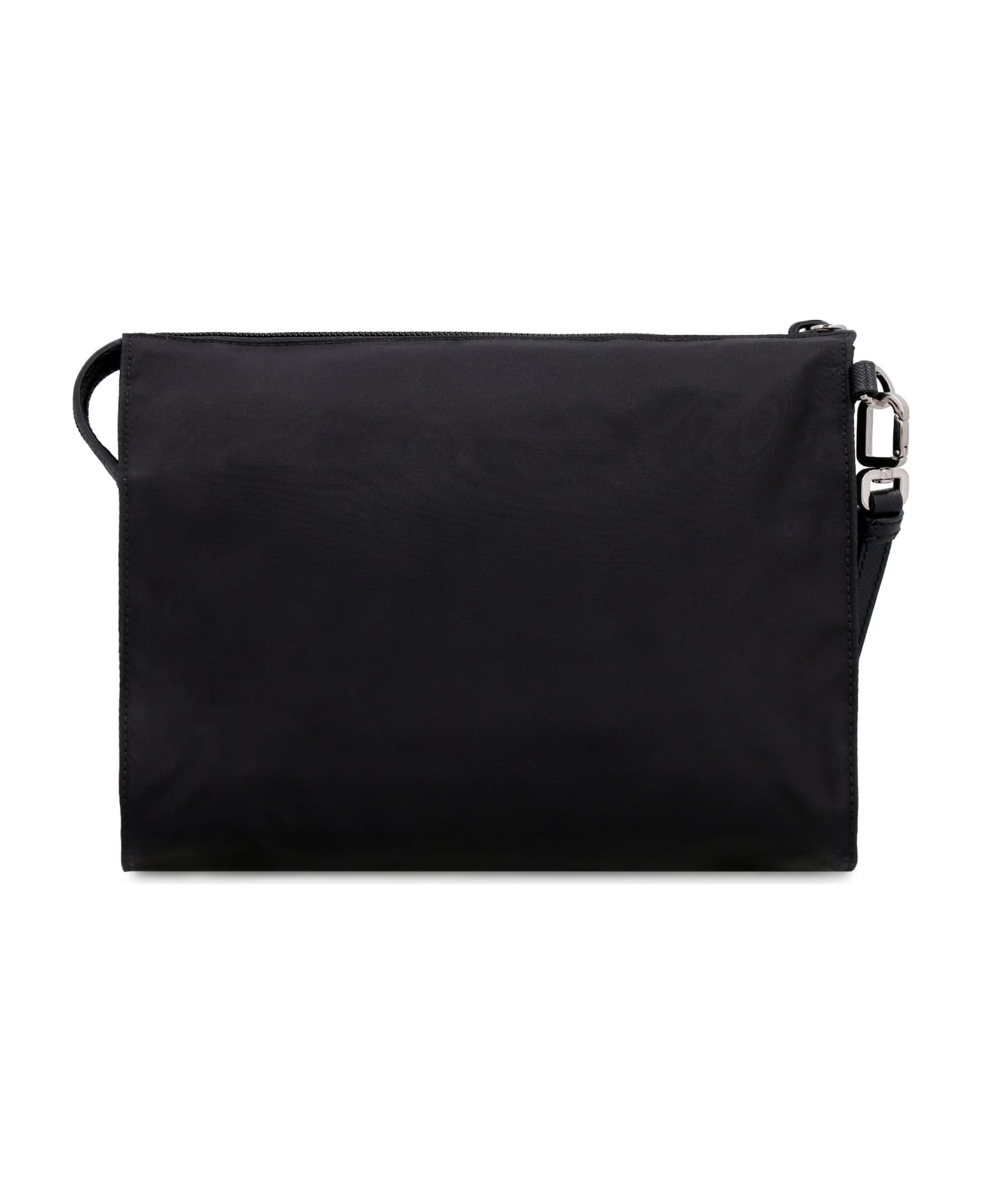 Prada Nylon Pouch-bag With Logo - Nero ショルダーバッグ