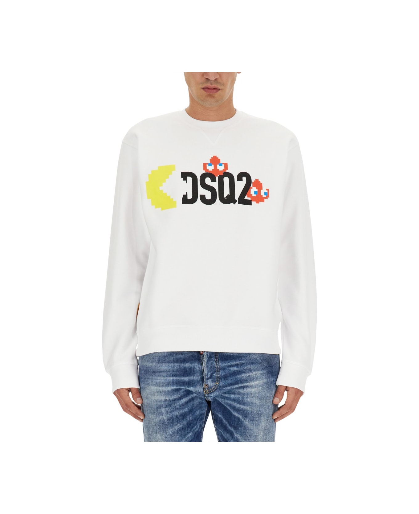 Dsquared2 Dsquared X Pac-man Sweatshirt - WHITE