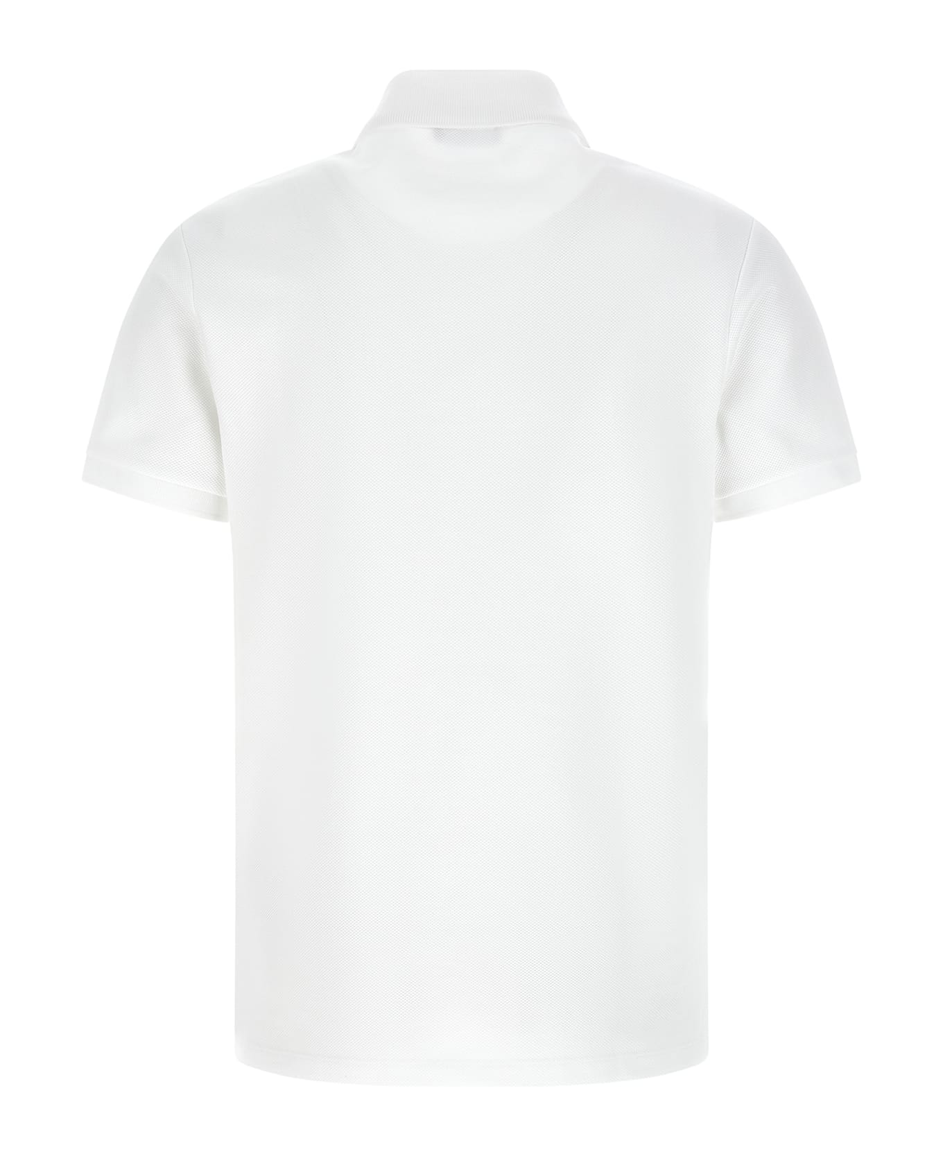Balmain Embroidery Polo Shirt - White/Black