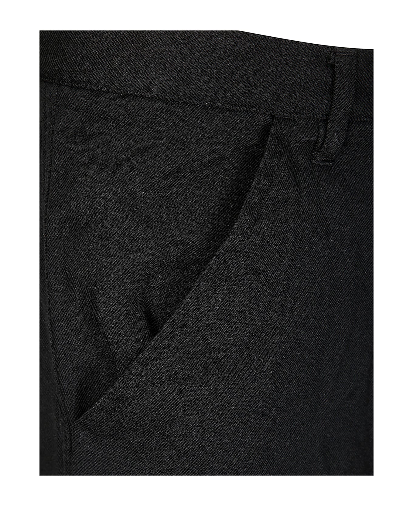 Comme des Garçons Shirt Mens Pants Woven - BLACK