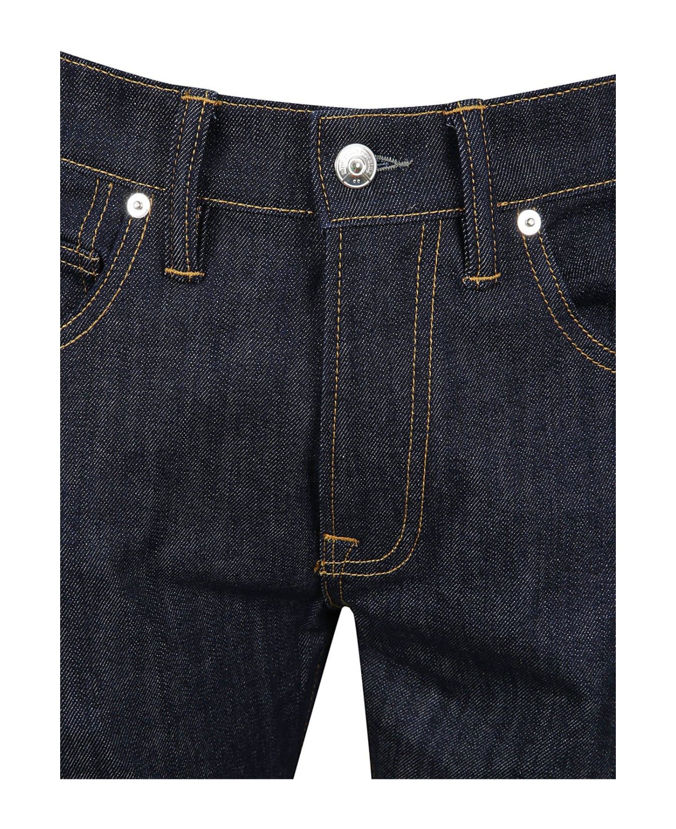 Nine in the Morning Straight-leg Slim-cut Jeans - Black