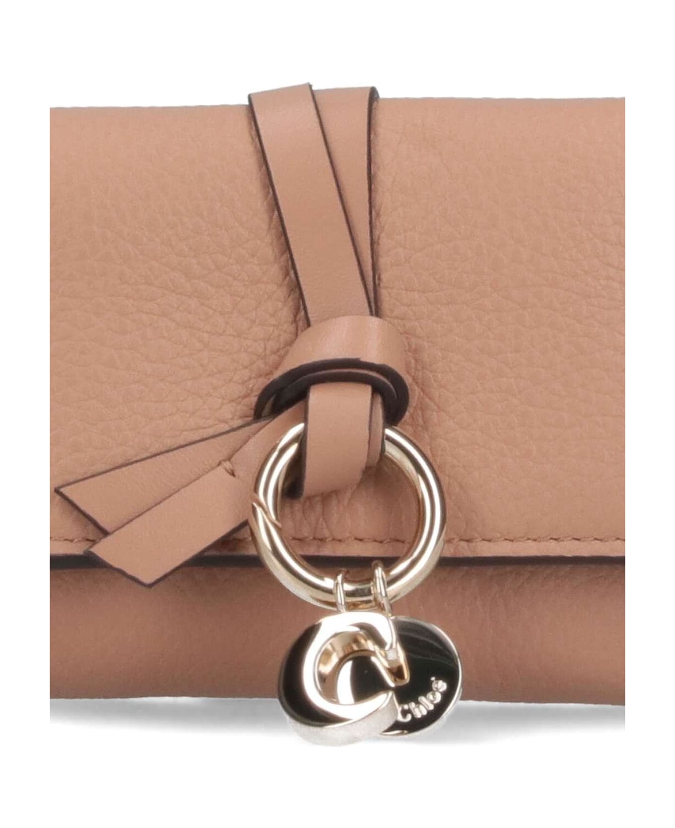 Chloé "alphabet" Wallet - Brown