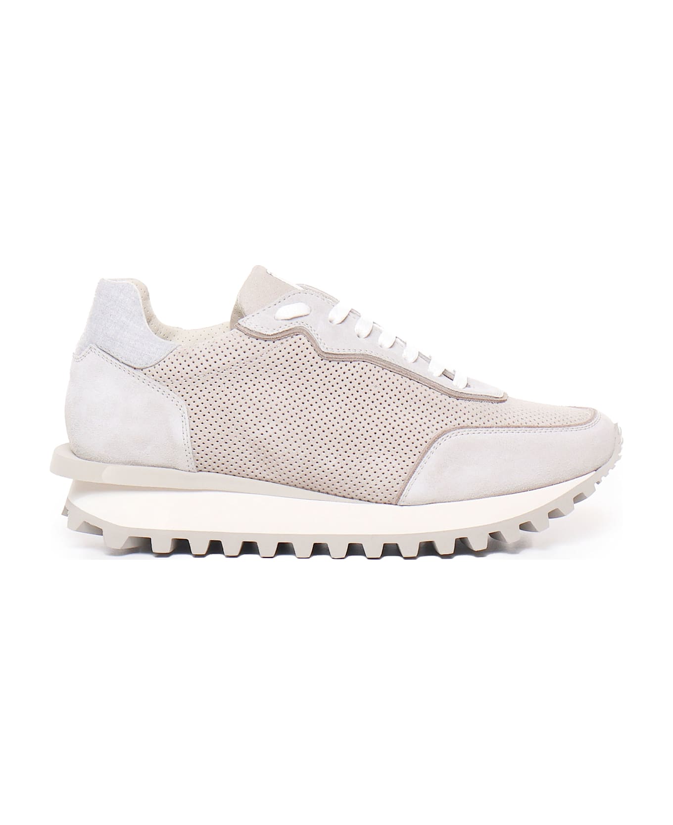 Eleventy Sneakers With Notched Sole