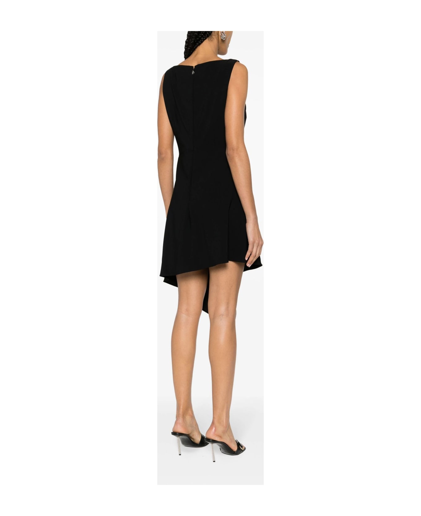 Dsquared2 Sleeveless Crepe Dress - Black ワンピース＆ドレス
