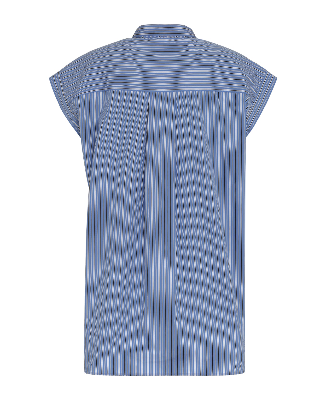 Isabel Marant Reggy Striped Cotton Shirt - Light Blue