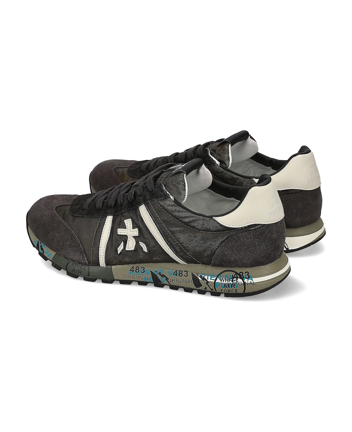 White Premiata Sneaker Lucy 6884 Grey - GRIGIO