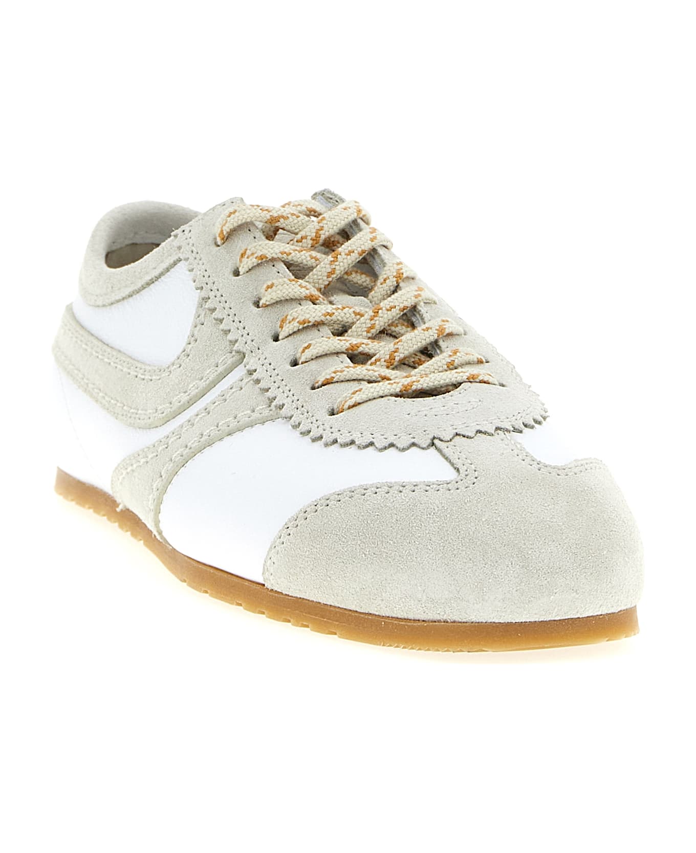 Dries Van Noten Suede Sneakers - White