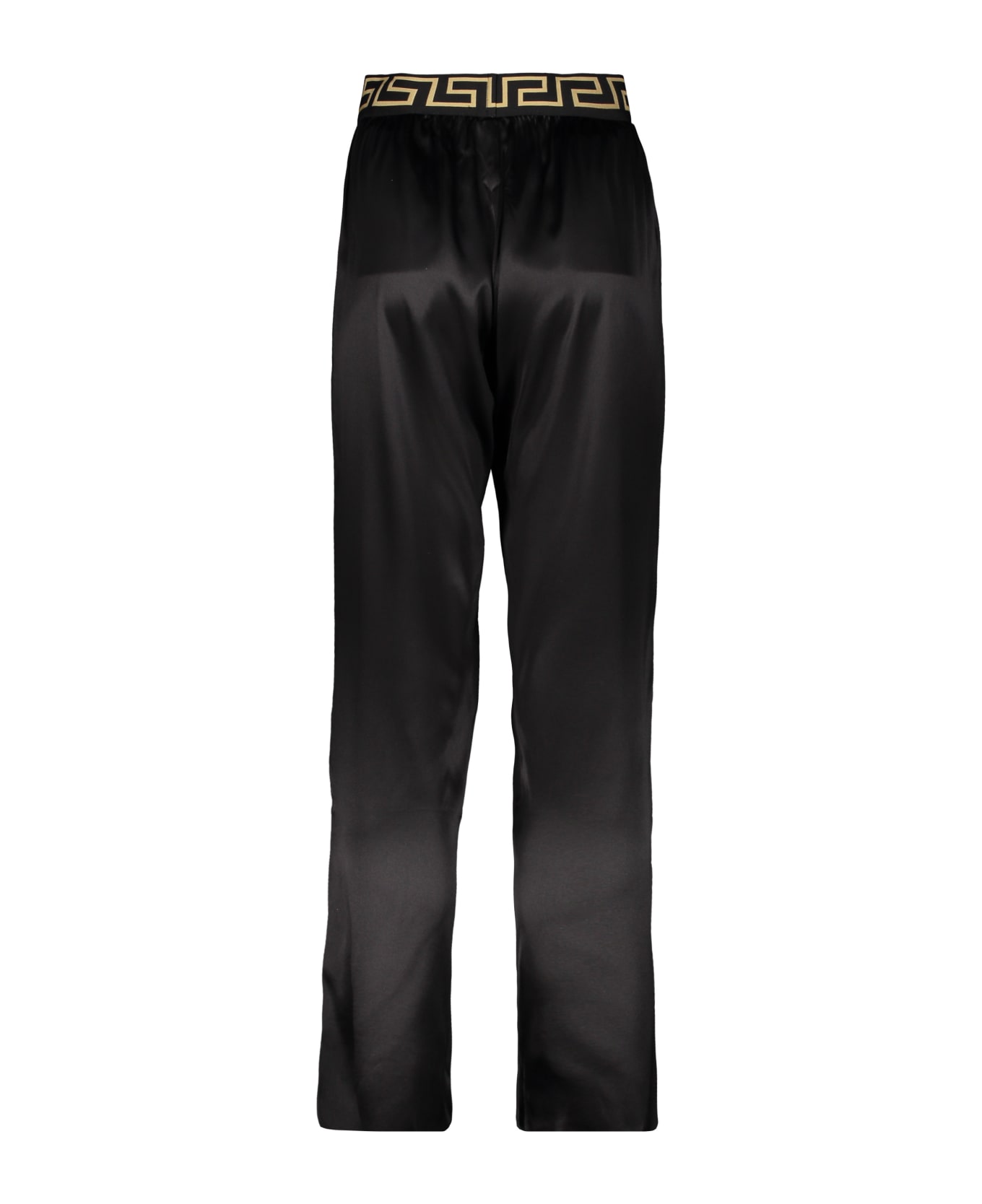 Versace Silk Pajama Pants - black