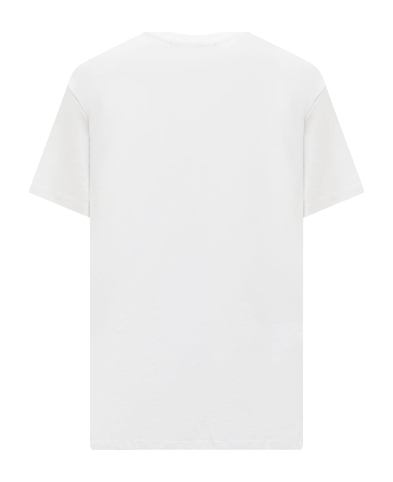 Rotate by Birger Christensen T-shirt With Logo - Bianco Tシャツ