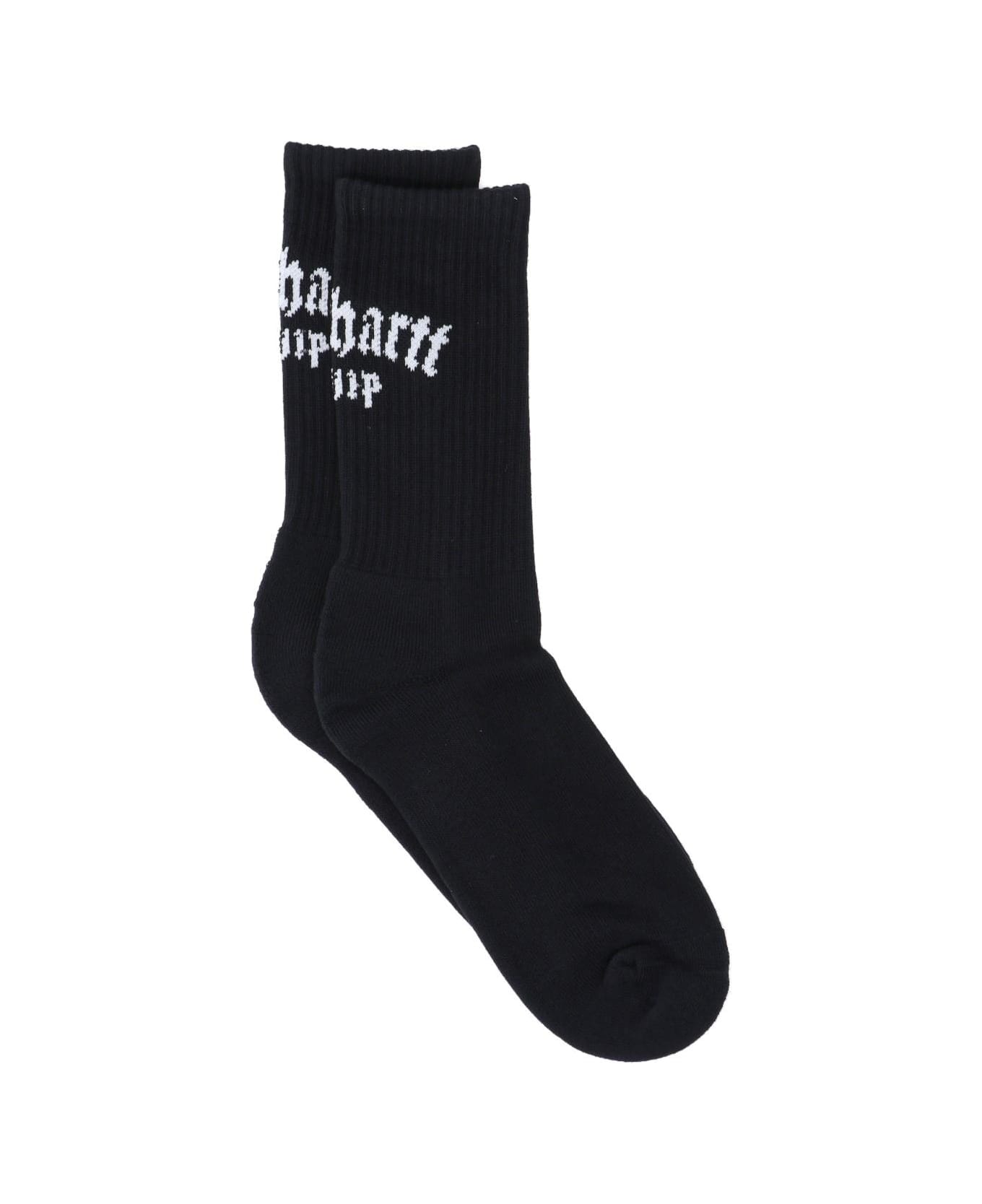 Carhartt 'onyx' Socks - Nero/bianco