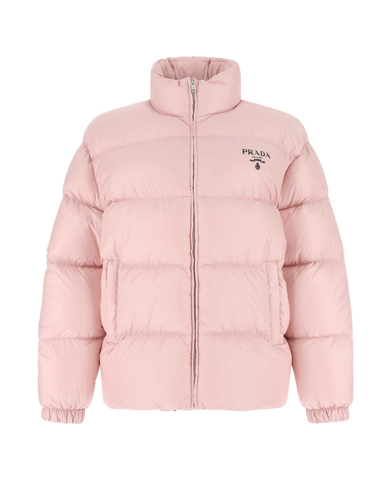 Prada tote Pink Recycled Polyester Down Jacket - F0E18