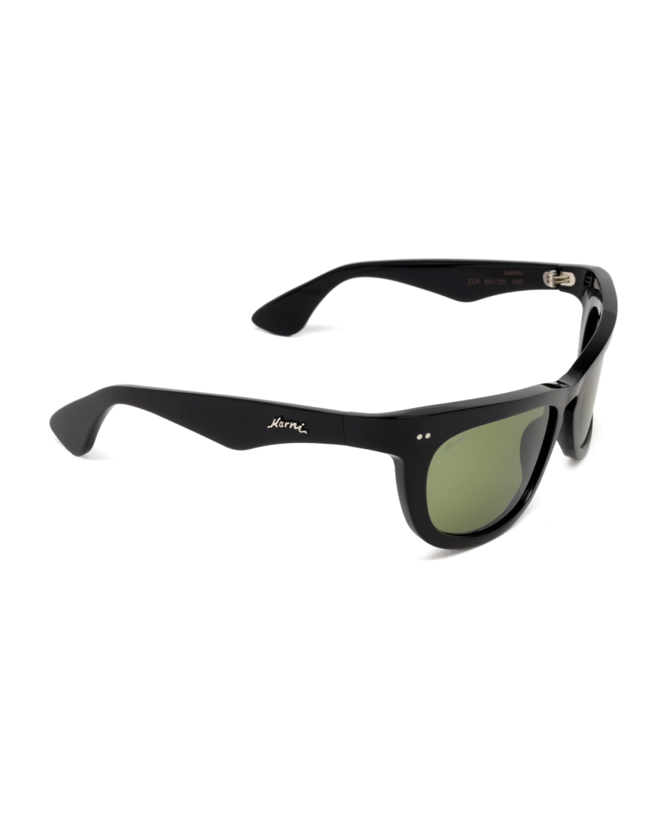 Marni Eyewear Isamu Black Green Sunglasses - Black Green サングラス