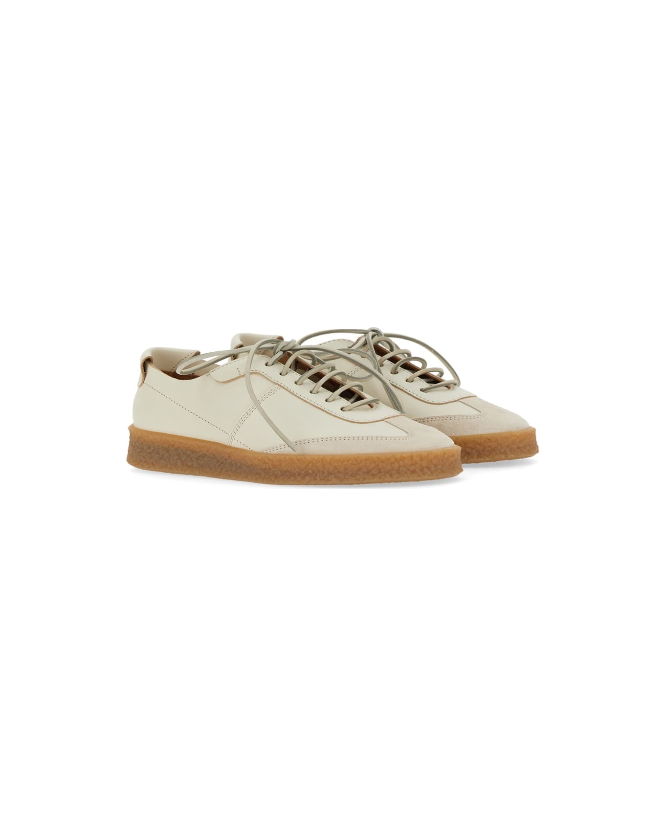 Buttero Leather Sneaker - WHITE フラットシューズ
