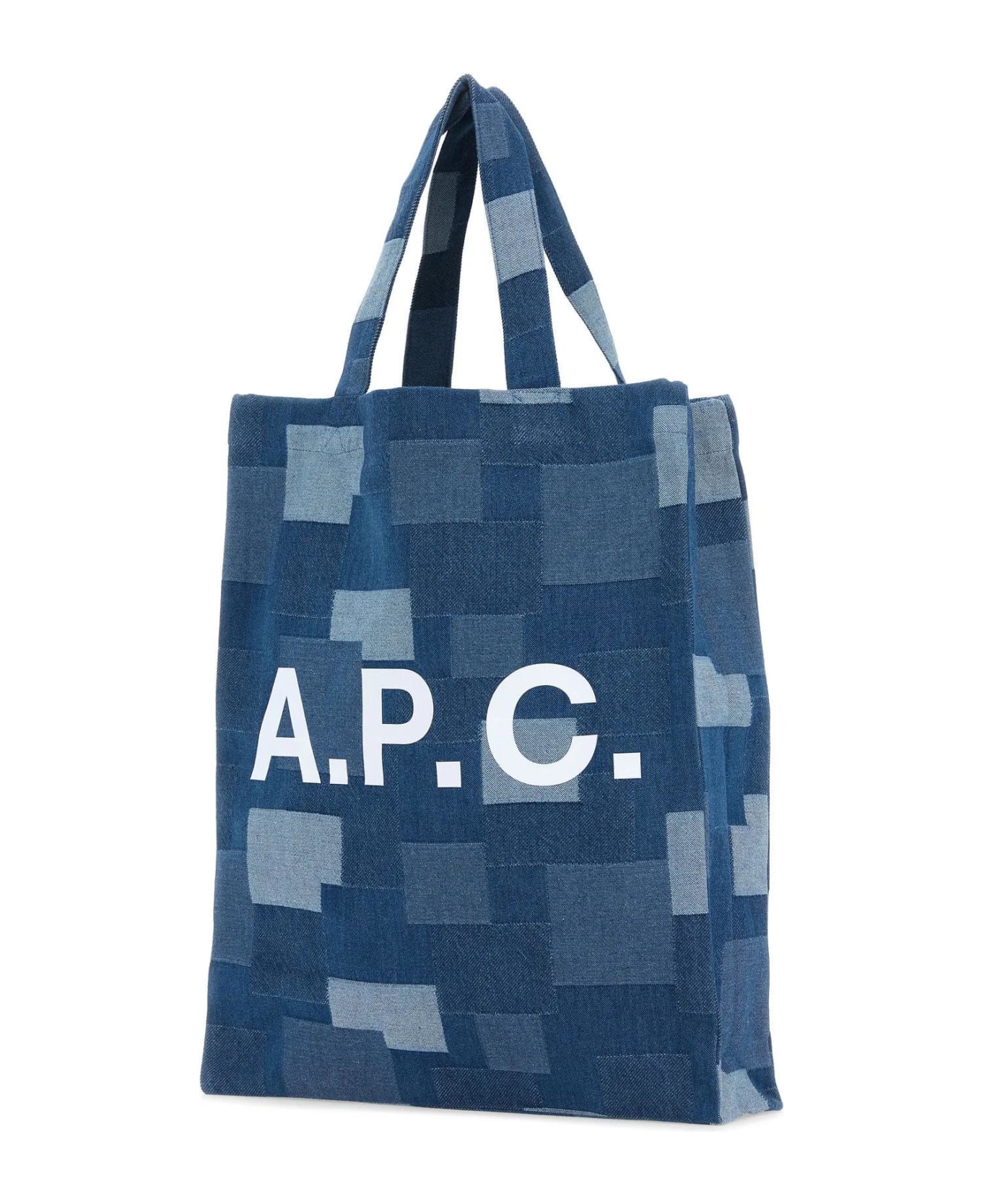A.P.C. Lou Shopping Bag - Blu