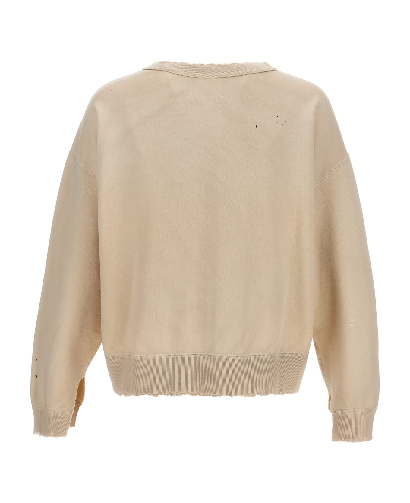 Maison Margiela Cotton Sweatshirt - Ivory