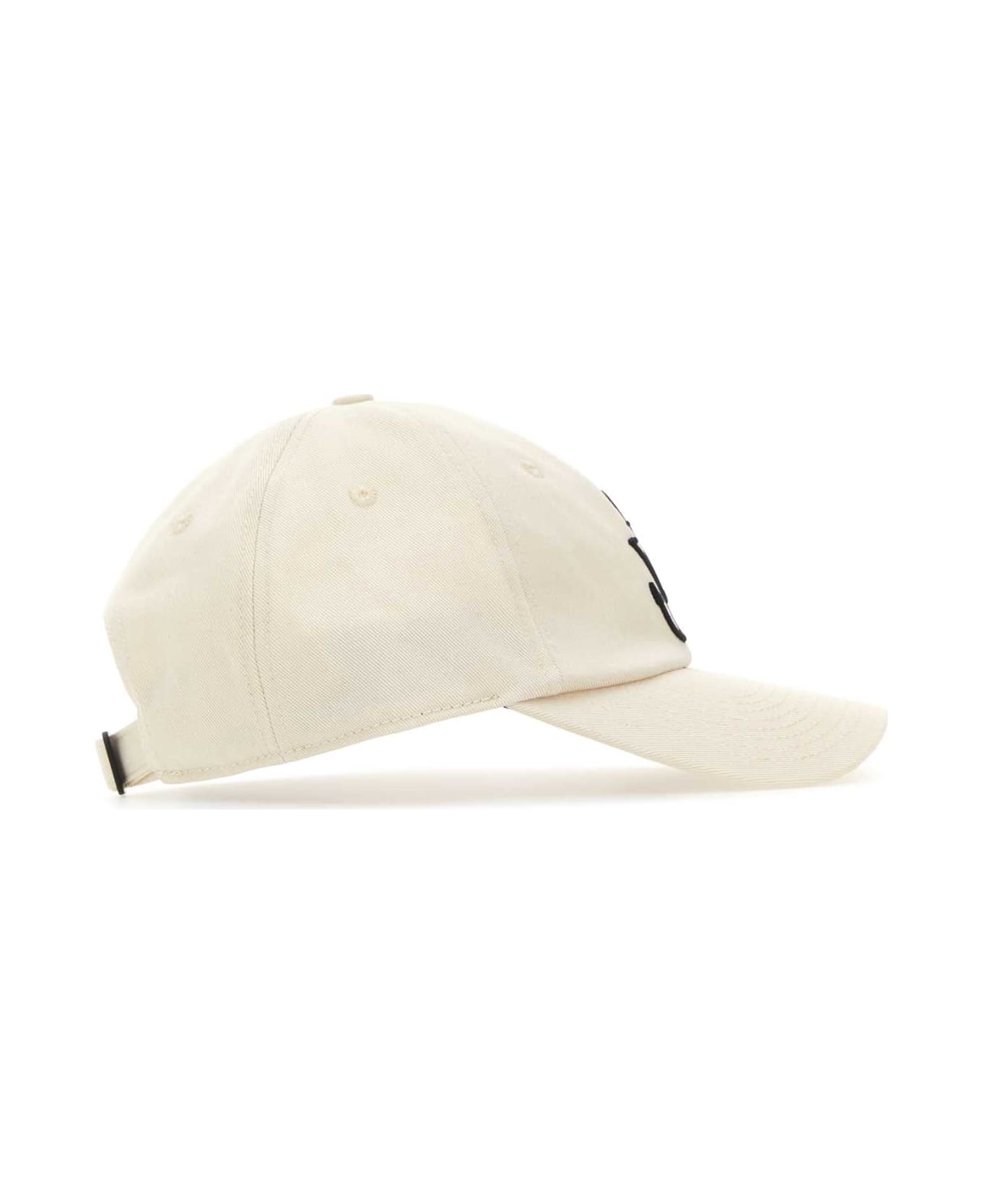 J.W. Anderson Ivory Cotton Baseball Hat - NATURAL