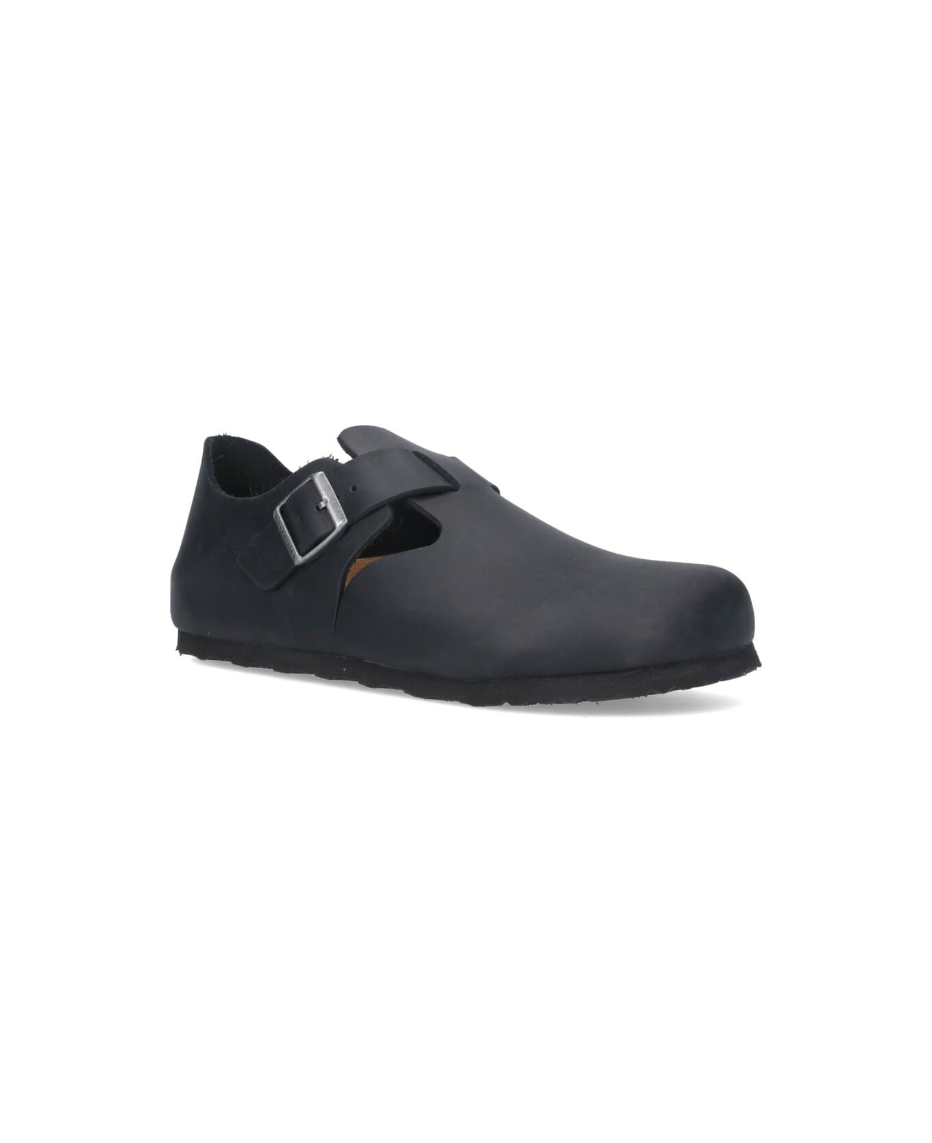 Birkenstock 'london' Flat Shoes - Black  