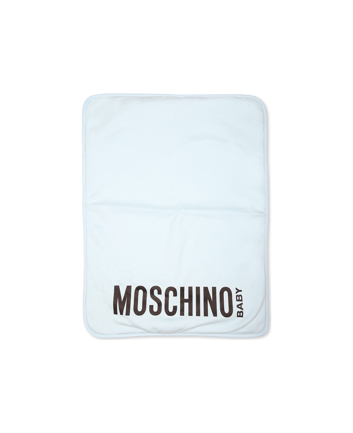 Moschino Light Blue Changing Bag For Baby Boy With Teddy Bear - Light Blue