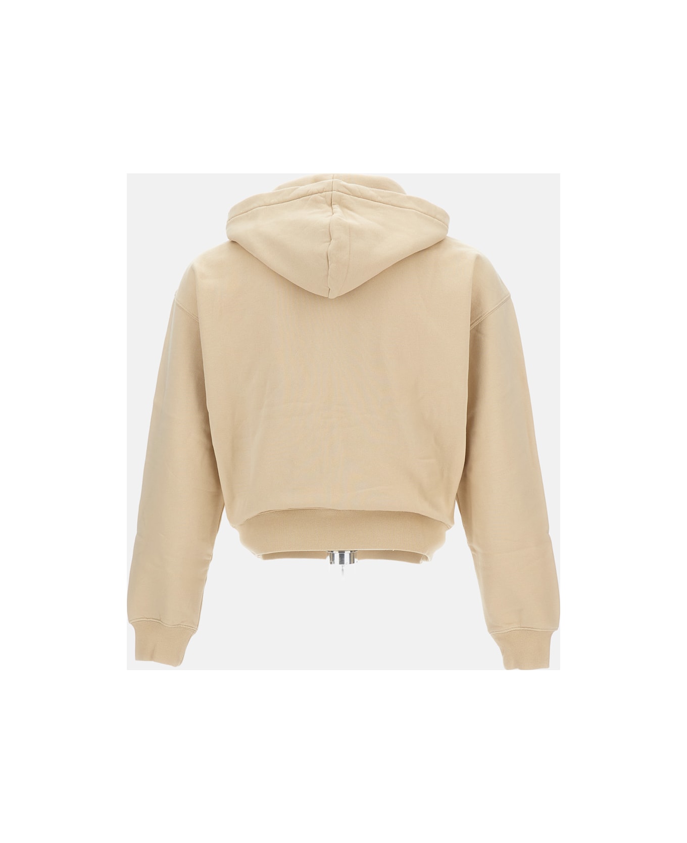 Jacquemus Le Hoodie Zip Gros Grain - Beige