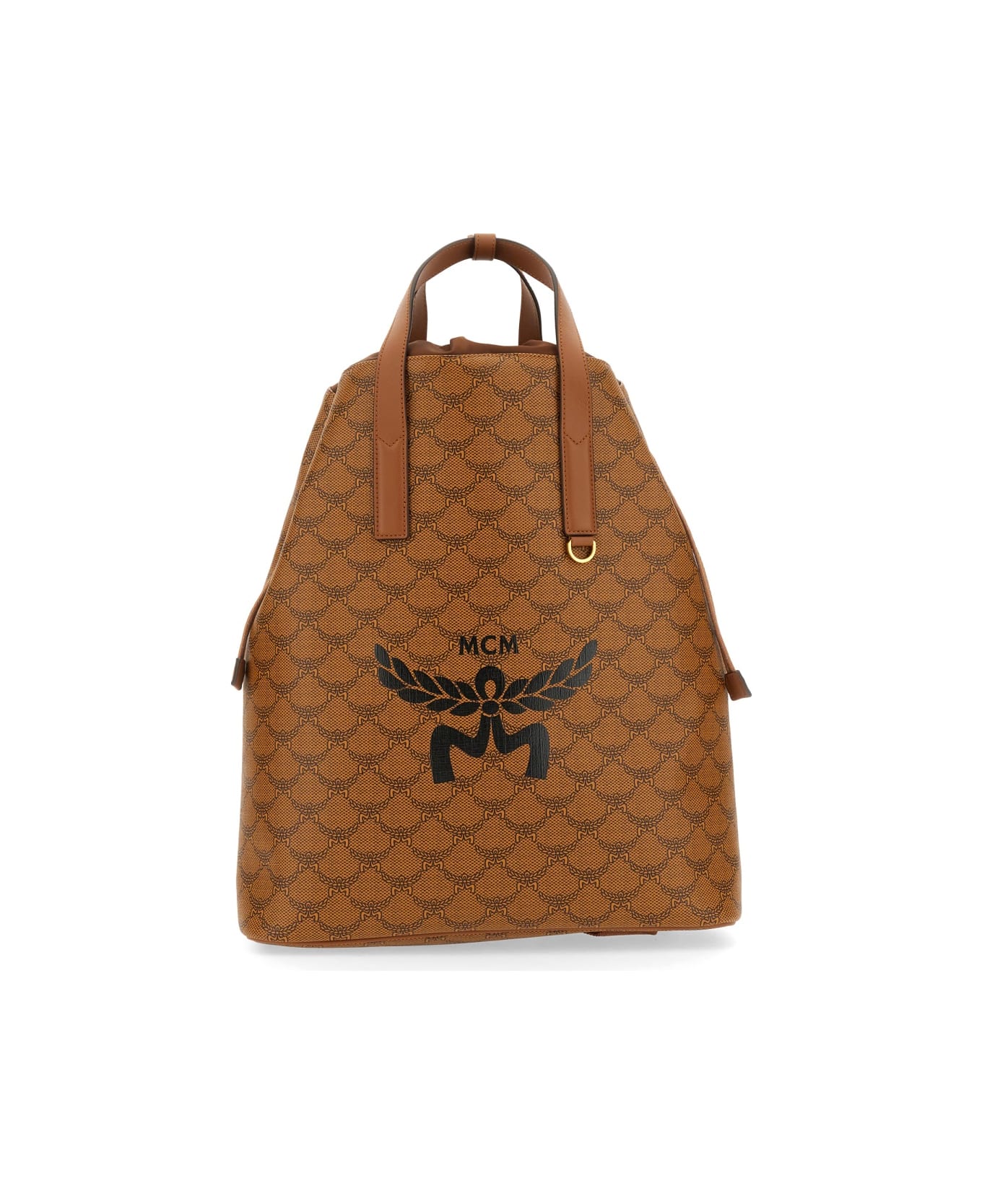 MCM Medium Backpack "lauretos" - BROWN
