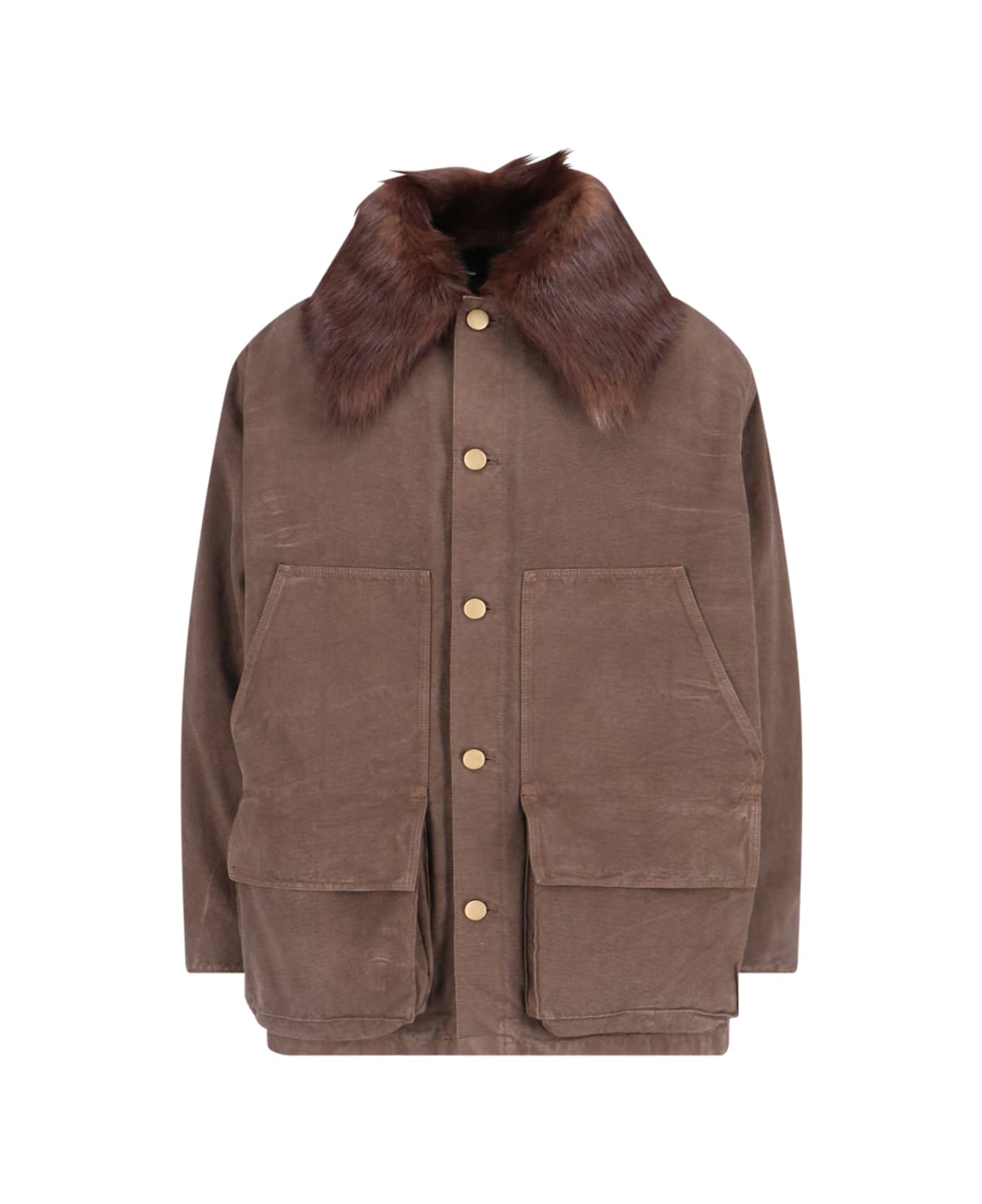 Cotton Work Jacket - Thumbnail 2