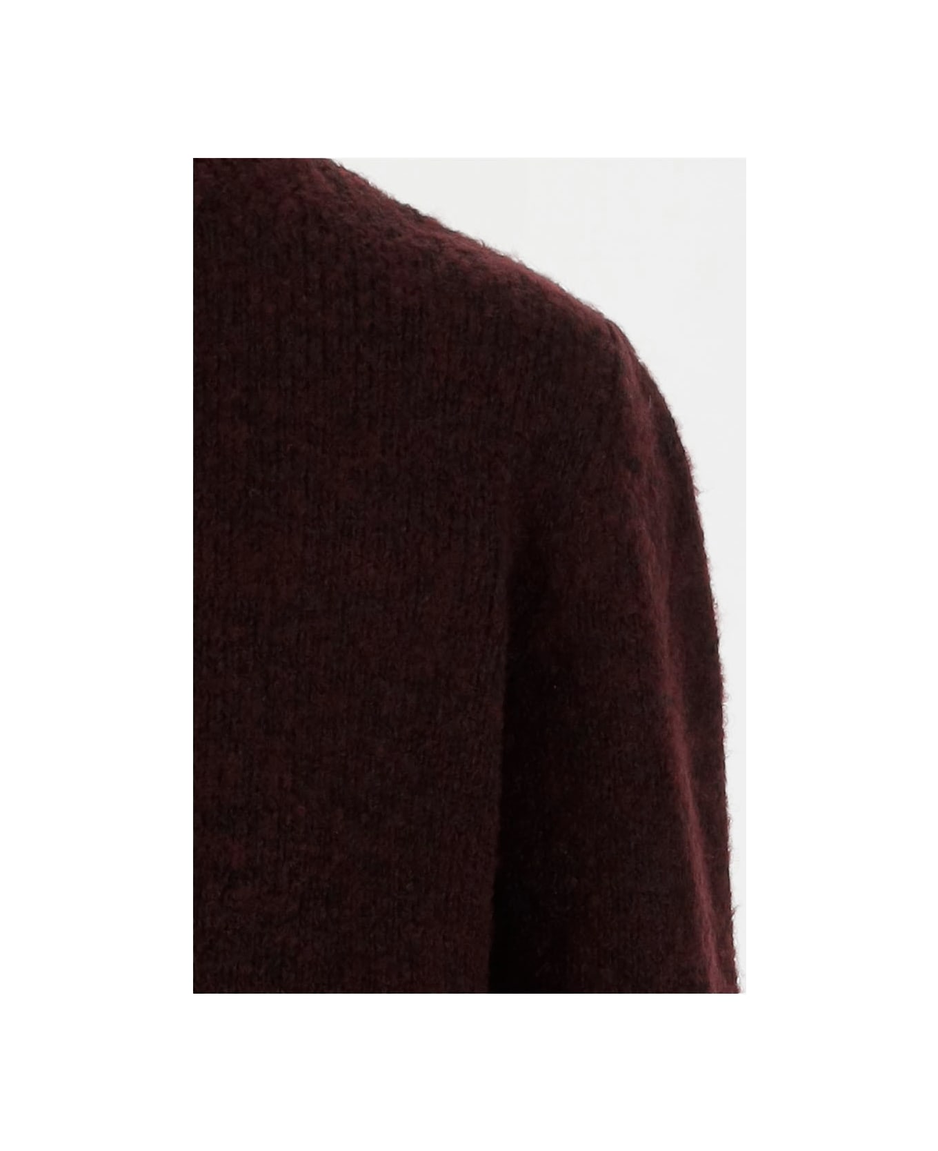 Maison Margiela Wool Blend Sweater - Bordeaux