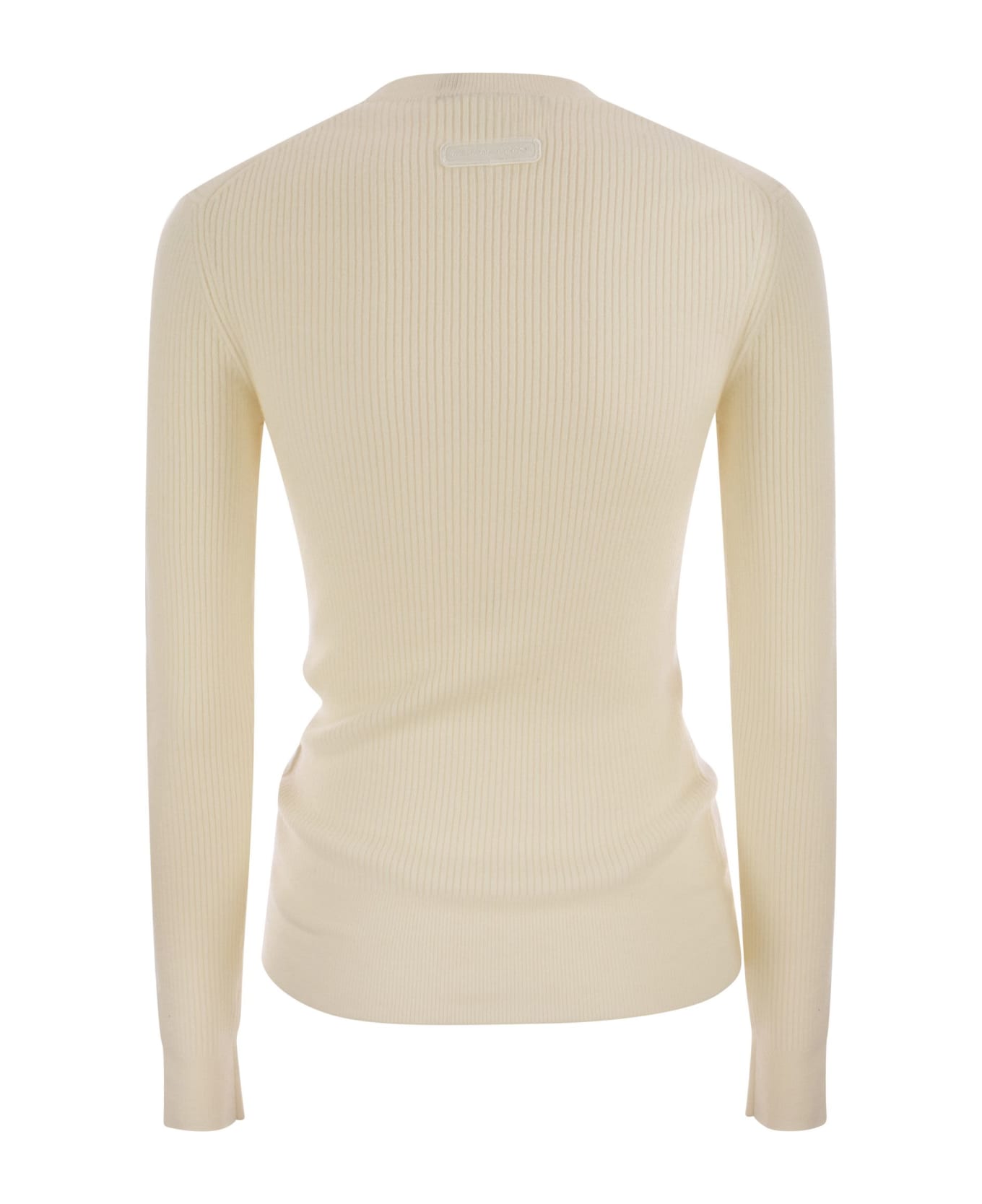 Canada Goose Crew-neck Jumper In Wool - Ivory